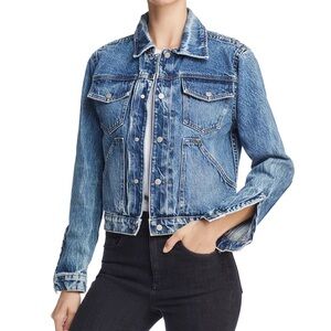 Hudson REN Denim Trucker Jacket In Prisma